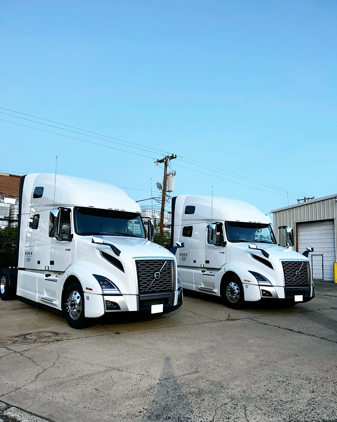 Moon Express tractors at the Charlotte facility